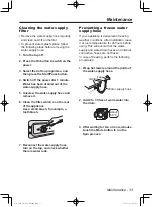 Preview for 33 page of Panasonic NA-128VG5WAU Operating Instructions & Installation Instructions