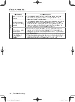 Preview for 36 page of Panasonic NA-128VG5WAU Operating Instructions & Installation Instructions