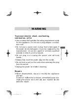 Preview for 5 page of Panasonic NA-128VG6 Operating & Installation Instructions Manual