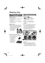 Preview for 20 page of Panasonic NA-128VG6 Operating & Installation Instructions Manual