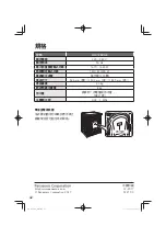 Preview for 84 page of Panasonic NA-128VG6 Operating & Installation Instructions Manual