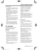 Предварительный просмотр 5 страницы Panasonic NA-140VX3 Operating Instructions & Installation Instructions