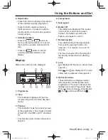 Предварительный просмотр 9 страницы Panasonic NA-140VX3 Operating Instructions & Installation Instructions