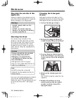 Предварительный просмотр 26 страницы Panasonic NA-140VX3 Operating Instructions & Installation Instructions