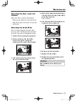 Предварительный просмотр 27 страницы Panasonic NA-140VX3 Operating Instructions & Installation Instructions