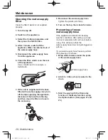 Предварительный просмотр 28 страницы Panasonic NA-140VX3 Operating Instructions & Installation Instructions