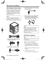 Предварительный просмотр 36 страницы Panasonic NA-140VX3 Operating Instructions & Installation Instructions