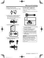 Предварительный просмотр 37 страницы Panasonic NA-140VX3 Operating Instructions & Installation Instructions