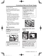 Предварительный просмотр 39 страницы Panasonic NA-140VX3 Operating Instructions & Installation Instructions