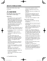 Preview for 4 page of Panasonic NA - 140VX4 Operating Instructions & Installation Instructions