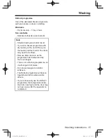 Preview for 15 page of Panasonic NA-140VZ4 Operating Instructions & Installation Instructions