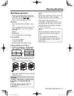 Preview for 21 page of Panasonic NA-140VZ4 Operating Instructions & Installation Instructions