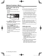 Preview for 26 page of Panasonic NA-140VZ4 Operating Instructions & Installation Instructions