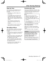 Preview for 27 page of Panasonic NA-140VZ4 Operating Instructions & Installation Instructions