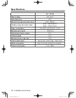 Preview for 46 page of Panasonic NA-140VZ4 Operating Instructions & Installation Instructions