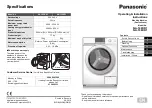 Предварительный просмотр 1 страницы Panasonic NA-140XR1 Operating & Installation Instructions Manual