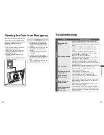 Предварительный просмотр 19 страницы Panasonic NA-140ZS1 Operating & Installation Instructions Manual