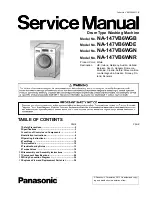 Preview for 1 page of Panasonic NA-147VB6WDE Service Manual