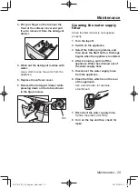 Предварительный просмотр 29 страницы Panasonic NA-147VR1 Operating & Installation Instructions Manual