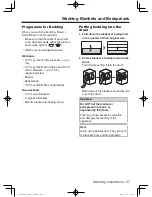 Предварительный просмотр 27 страницы Panasonic NA - 148VB6 Operating Instructions & Installation Instructions