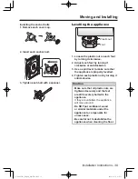 Предварительный просмотр 39 страницы Panasonic NA - 148VB6 Operating Instructions & Installation Instructions