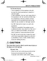 Preview for 7 page of Panasonic NA-148VG4 Operating Instructions & Installation Instructions