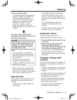 Preview for 17 page of Panasonic NA-148VG4 Operating Instructions & Installation Instructions