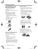 Preview for 22 page of Panasonic NA-148VG4 Operating Instructions & Installation Instructions