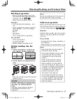 Preview for 23 page of Panasonic NA-148VG4 Operating Instructions & Installation Instructions