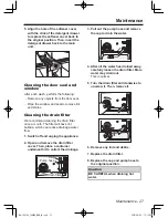 Preview for 27 page of Panasonic NA-148VG4 Operating Instructions & Installation Instructions