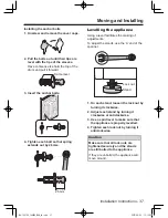 Preview for 37 page of Panasonic NA-148VG4 Operating Instructions & Installation Instructions