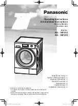 Preview for 1 page of Panasonic NA-148VX3 Operating Instructions & Installation Instructions