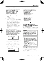 Preview for 13 page of Panasonic NA-148VX3 Operating Instructions & Installation Instructions