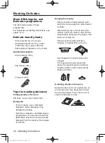 Preview for 18 page of Panasonic NA-148VX3 Operating Instructions & Installation Instructions