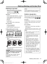 Preview for 19 page of Panasonic NA-148VX3 Operating Instructions & Installation Instructions