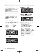 Preview for 20 page of Panasonic NA-148VX3 Operating Instructions & Installation Instructions