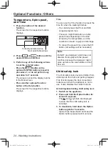 Preview for 24 page of Panasonic NA-148VX3 Operating Instructions & Installation Instructions