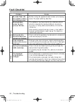 Preview for 30 page of Panasonic NA-148VX3 Operating Instructions & Installation Instructions