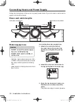 Preview for 38 page of Panasonic NA-148VX3 Operating Instructions & Installation Instructions