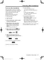 Preview for 41 page of Panasonic NA-148VX3 Operating Instructions & Installation Instructions