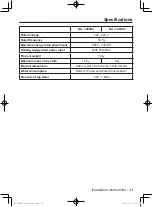 Preview for 43 page of Panasonic NA-148VX3 Operating Instructions & Installation Instructions