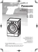 Preview for 1 page of Panasonic NA-148VX3WAU Operating Instructions & Installation Instructions