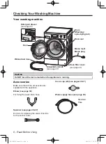 Preview for 6 page of Panasonic NA-148VX3WAU Operating Instructions & Installation Instructions