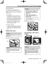 Preview for 39 page of Panasonic NA-148VX3WAU Operating Instructions & Installation Instructions