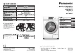 Panasonic NA-148XS1 Operating & Installation Instructions Manual preview