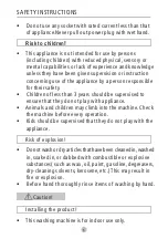 Предварительный просмотр 6 страницы Panasonic NA-149MG4 Series Operating Instructions Manual