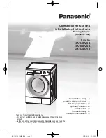 Предварительный просмотр 1 страницы Panasonic NA-168VG4 Operating Instructions & Installation Instructions