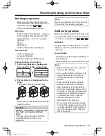 Preview for 19 page of Panasonic NA-168VX3 Operating Instructions & Installation Instructions