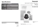 Preview for 1 page of Panasonic NA-D106X1 WM3 Operating & Installation Instructions Manual
