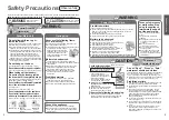 Preview for 3 page of Panasonic NA-D106X1 WM3 Operating & Installation Instructions Manual